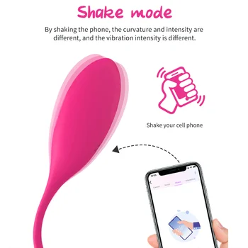 Jucarii sexuale Wireless APP de Control Ouă Vibratoare Vibrator Portabil Chilotei Vibratoare punctul G Stimulator Vaginal Kegel Mingea Pentru Femei