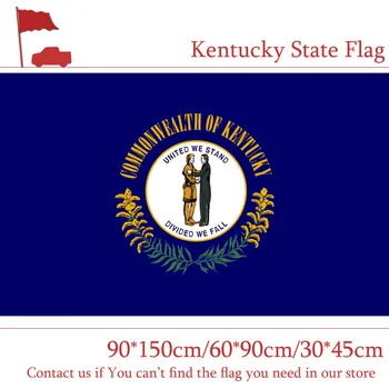 Kentucky Drapelul de Stat 90*150 cm 60*90cm 3*5ft Agățat Steagul 30*45cm Masina Pavilion Activitatea de Birou