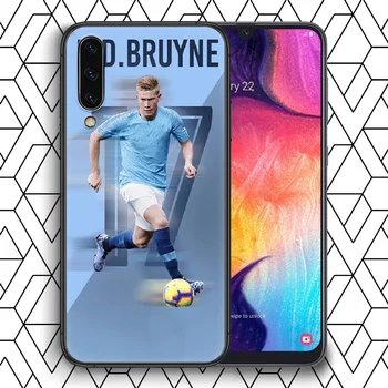 Kevin De Bruyne de Fotbal caz de Telefon Pentru Samsung Galaxy 3 5 7 8 10 20 20E 21S 30 30 40 50 51 70 71 negru bara de lux acoperi