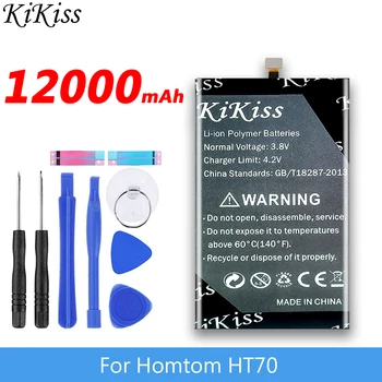 KiKiss HT70 12000mAh Baterie pentru HOMTOM HT70 HT-70 Baterii de Telefon Mobil + Cadou Instrumente