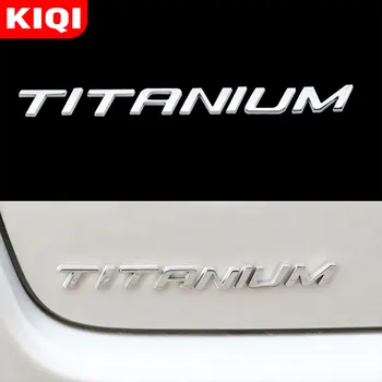 KIQI din Oțel Inoxidabil, TITAN Logo-ul Hayon Portbagaj Emblema Autocolant pentru Ford Everest - 2021 Accesorii Titan Autocolante