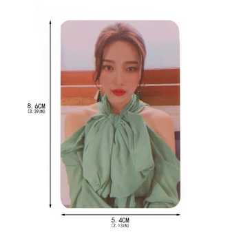 KPOP Catifea Roșie carte Poștală FOTO Carduri 5 Buc K-pop Catifea Roșie Yeri BUCURIE SeulGi Wendy LOMO Card Kpop Photocard Album
