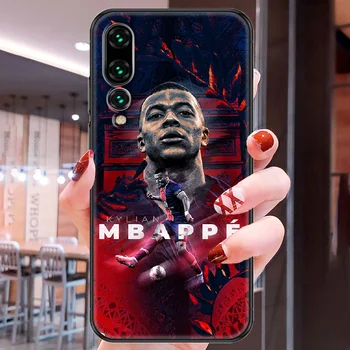 Kylian Mbappé Fotbal cazul în care Telefonul Pentru Huawei P Amice P10 P20 P30 P40 10 20 Inteligent Z Pro Lite 2019 negru moale prim-vopsire bara