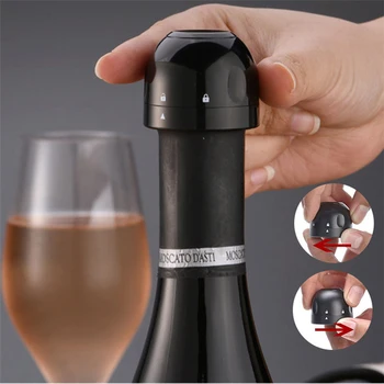 Leakproof Sticla De Vin Dop De Șampanie Deschizator De Vin Silicon De Etanșare Cu Vid Prospețime Vin Plug Bara De Instrumente