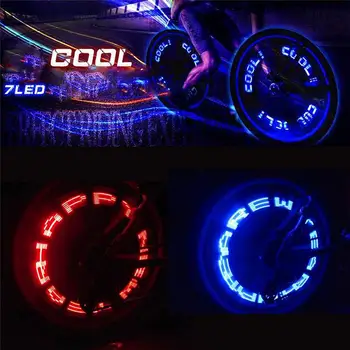 LED Lumini pentru Biciclete de Munte Biciclete de Lumină, Ciclism Vorbit Roata Lampa Accesorii Bicicleta Hot Wheels de Biciclete Echipament de Echitatie