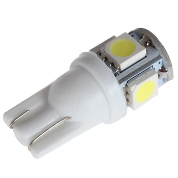 LED-uri W5W CU 5 SMD 5050 Super-Luminos LED-uri Lumini de Pană Lumini Sursă de Înlocuire Becuri Lămpile de Interior pentru Masina/Motocicleta de mai Multe Culori
