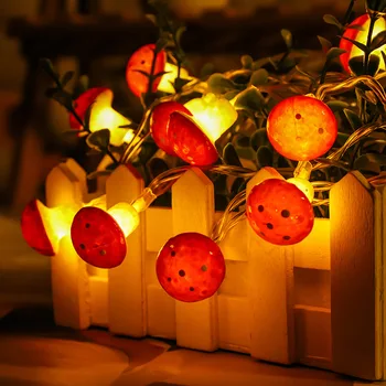 LED-uri în Formă de Ciupercă Lampa USB de Alimentare în Ziua de Crăciun Lampa Star Șir Lampă Lampă Decorativă String