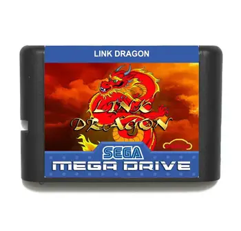 Link-ul de Dragon 16 biți MD Carte de Joc Pentru Sega Mega Drive Pentru Genesis