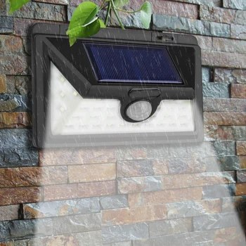 Lumini solare în aer liber, senzor de Mișcare Noapte securitate lampă de perete 30 32LEDS COB Impermeabil Grădină ușa din Față Stradă Curte de lumină
