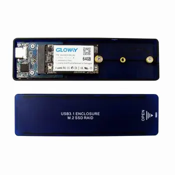 M2 SSD Caz NVME Cabina de M. 2 până la USB de Tip C 3.1 SSD Adaptor pentru NVME PCIE unitati solid state SATA M/B Cheie Disc SSD Cutie M. 2 SSD Caz