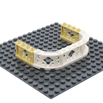 Marumine 41823 Gard 3x3x2 Trimestru Rotund Ornat cu 2 Știfturi de Modele Prefabricate Casa de Jucărie Diy MOC Blocuri Decor