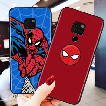 Marvel Avenger Spiderman pentru Huawei Mate 40 RS 30 20 X 10 P Inteligente Z S Lite Pro Plus 2020 2021 Negru Caz de Telefon