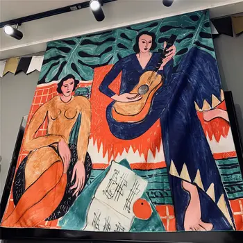 Matisse Femei Chitara Tapiserie Acasă Pânză Decorative Artistice Pictură în Ulei Tapiserie de Perete de Pânză pentru Camera de zi de Arte și Meserii