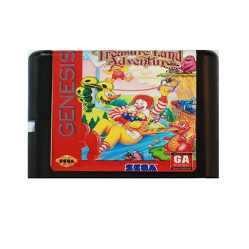 McDonald ' s Treasure Teren de Aventura 16 biți MD Carte de Joc Pentru Sega Mega Drive Pentru SEGA Genesis