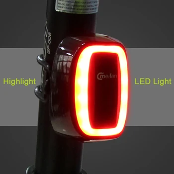 Meilan X6 Wireless din Spate cu Lumină Laser Inteligent Coada de Lampa USB Reîncărcabilă Ciclism Avertizare de Siguranță Condus Motocicleta Stop Accesorii pentru Biciclete