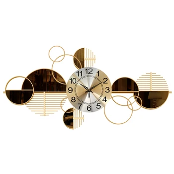 Metal Creative Ceas de Perete cu Mâinile Design Modern de Lux de Mari dimensiuni Ceas de Perete cu Design Modern Living Reloj Comparativ Decor Acasă DG50WC