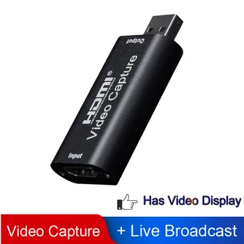 Mini Card de Captura Video USB 2.0 HDMI Video Grabber Record de Box-fr Joc PS4 DVD, camera Video HD, aparat de Fotografiat Înregistrare Live Streaming Video