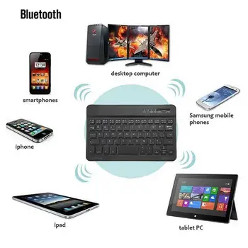 Mini Tastatura Wireless Bluetooth Tastatură Și Mouse-Ul Taste Rusă Tastatura Bluetooth Reîncărcabil Pentru Ipad Tableta Telefon Laptop