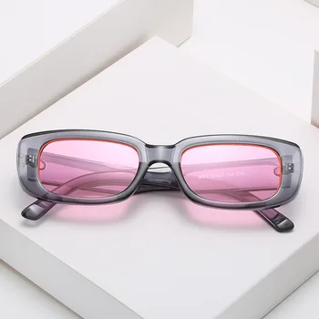 Moda de Strada Noi ochelari de Soare Europene și Americane Tendință Cutie ochelari de Soare Moda Personalitate Pătrat Ochelari Femei
