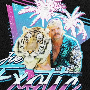 Moda Joe Exotice Tricouri Barbati Pre-micșorat Bumbac Tees Tiger king Pentru Președintele Tricou Maneca Scurta tricou Imprimat Haine