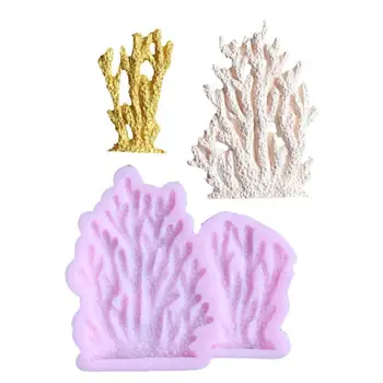 Mucegai Corali Forma DIY Instrument Decorativ Cădea cu Ușurință de pe Matriță din Silicon pentru Tort Copt Tort Mucegai Acasă DIY Manual Desert Mucegai