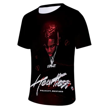 Noi 2021 Hip Hop Rapper Polo G Taur Tremani Bartlett Album 3D T-Shirt Barbati/Femei Casual Scurte Topuri cu Maneci Xxs-5Xl