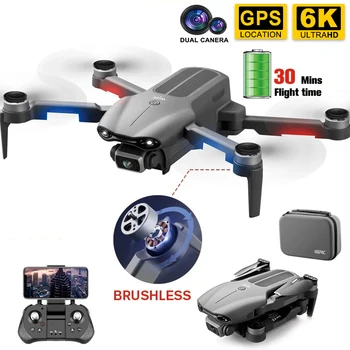 Noi F9 Distanta Drone 6K Cu Dual Camera HD 4K GPS Profesional 5G WiFi FPV Motor fără Perii Pliabil Quadcopter RC