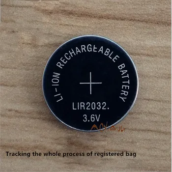 Nou! 1buc/lot LIR2032 3.6 V Li-on baterie Reîncărcabilă Buton Baterie Monedă Poate Înlocui CR2032 pentru ceasuri