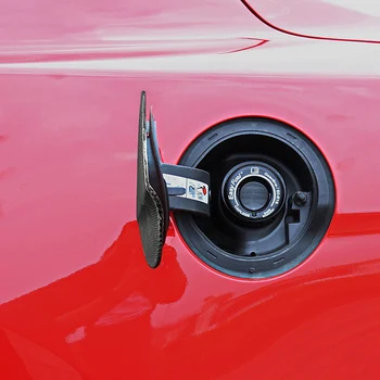 NOU-Pentru Ford Mustang 2016 2017 2018 2019 Accesorii Greu de Fibră de Carbon, Autocolant Auto Capacul Rezervorului de Combustibil Rezervor de Acoperire
