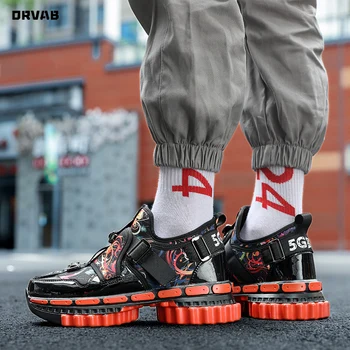 Noua Moda De Lux Designer De Pantofi Pentru Bărbați Înălțimea Creșterea Adidași Clasic Tineri Barbati Pantofi Casual Cu Talpă Hip Hop Încălțăminte