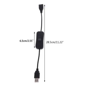 Noul Cablu USB Cu Comutator ON/OFF Comutare de Control al Puterii Pentru Raspberry Pi