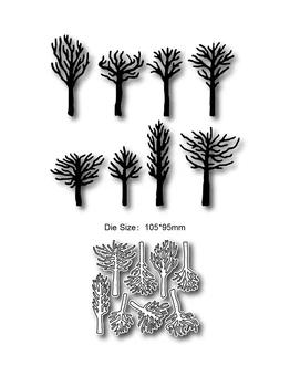 Nouă tăiere de metal mor de tăiere mor de primăvară decorare pom de album ambarcațiuni de hârtie lamă de cuțit mor 2021
