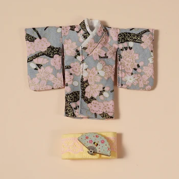 Ob11 haine pentru copii obitsu11 haine kimono Japonez yukata set pentru obitsu11,SGC, Molly,PICCOD,1/12bjd papusa haine pentru păpuși jucărie