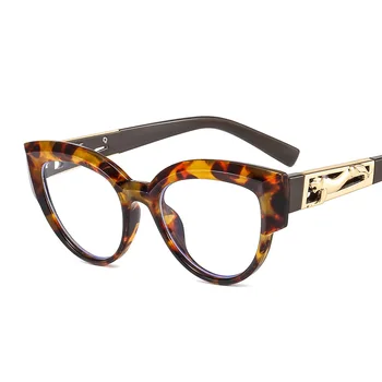 Ochi de pisica ochelari de Soare Femei de Moda Noua Epocă Nuante Bărbați Anti Blue-Ray Ochelari Cadru Clar Lentile UV400 Ochelari de Oculos Gafas De Sol
