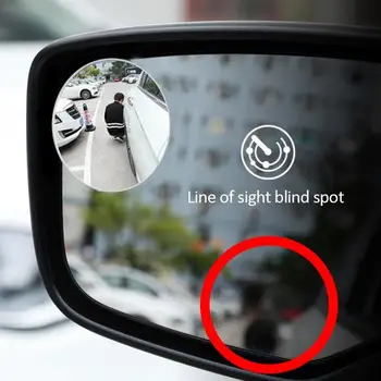 Oglinda de la masina de 360 de Grade Unghi Larg Convexe, Rotunde Convex BLIND SPOT de Conducere Reflector Auto Retrovizoare a Vehiculului Oglindă Accesorii Auto