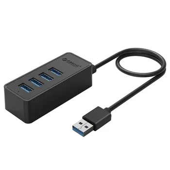 Orico W5P-U3 4 Porturi USB 3.0 Desktop Hub Suporta Functia OTG cu 5V Port de Alimentare Micro USB
