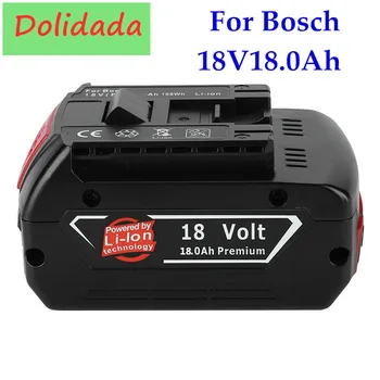 Original 18V18000mAh baterie Reîncărcabilă Li-ion Baterie Pentru Bosch 18V 18.0 Ah Baterie de Rezervă Portabil de Înlocuire BAT609 Indicator luminos