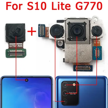 Original Pentru Samsung Galaxy S10 Lite G770F Fata Spate Camera Frontală Principale cu care se Confruntă Camera Module Flex Înlocuire Piese de Schimb