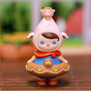 Original POPMART PUCKY Elf Lapte Copilul Serie Orb Cutie Păpușă Jucărie Determinat Stil Anime Drăguț Caracter Cadou Transport Gratuit