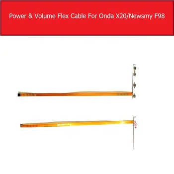 Original Power si de Volum Cablu Flex Pentru Onda x20 Pentru Newsmy F98 partea Comutator cu cheie butonul Flex Cablu de inlocuire reparare