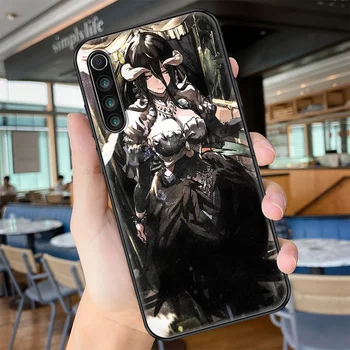Overlord Albedo Anime Telefon caz Pentru Xiaomi Redmi Nota 7 7A 8 8T 9 9 9 10 K30 Pro Ultra moda negru rezistent la apa tendință spate