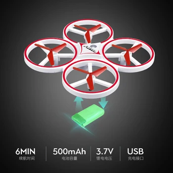 OZN RC Inducție Drone 360 Răstoarnă Ceas Inteligent Teledetecție Gest de Aeronave de Control de Mână Drone cel Mai bun Cadou pentru Copilul EHz