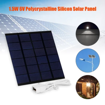 Panou Solar Studiu Silicon Baterie Încărcător de Călătorie în aer liber USB de Polisiliciu Panoul Solar DIY pentru Lumina de Baterie de Telefon Mobil