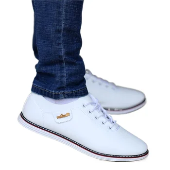 Pantofi de sex masculin versiunea coreeană de tineri moale pielea mici, albe, pantofi alb respirabil moda pantofi de moda