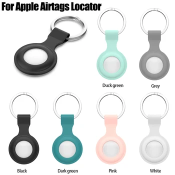 Pentru Apple Airtags Lichid de Silicon Manșon de Protecție Pentru Apple Localizare Tracker Dispozitiv Anti-lost Breloc Manșon de Protecție