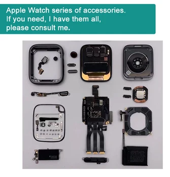 Pentru Apple Watch Serie 4/5/6/SE 40mm 44mm Carcasa Șurub Coroana Buton Capac Piuliță Ax de Rotație Cablu Negru Argintiu Aur Roz