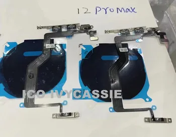 Pentru iPhone 11 11ProMax 12 Pro Max 12Mini de Încărcare fără Fir Încărcător Panou Bobina Modul NFC Autocolant Cu Volumul de Energie Pe Cablu Flex
