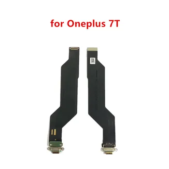 Pentru Oneplus 7T USB Port de Încărcare Conector Dock Cablu Flex Înlocuire Piese de Asamblare de ecran de telefon de reparare piese de schimb
