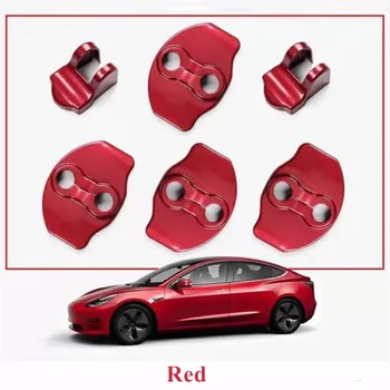 Pentru Tesla Model 3 Y Masina De Blocare A Ușii Capacul Tampoane Protector Oarba Ușă Dop Acoperă Set 6 Interior Auto Accesorii Decor