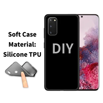 Personalizate DIY Caz de Telefon Pentru Samsung Galaxy S20 FE S20 Ultra S10 S10e 5G S9 S8 Plus Nota 20, Ultra 8 9 10 Plus 5G Acoperi Fundas